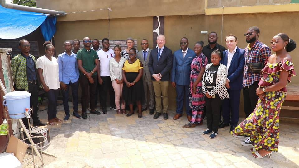 Accueil de la délégation allemande à Mont-Ngafula